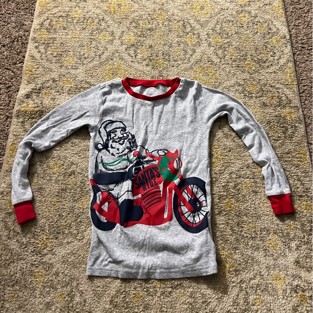 Boys Christmas pajama shirt